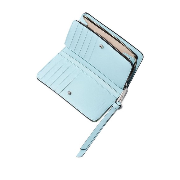 Marc Jacobs THE Snapshot Compact Wallet Blue Multi New GL02304246 - Picture 5 of 16